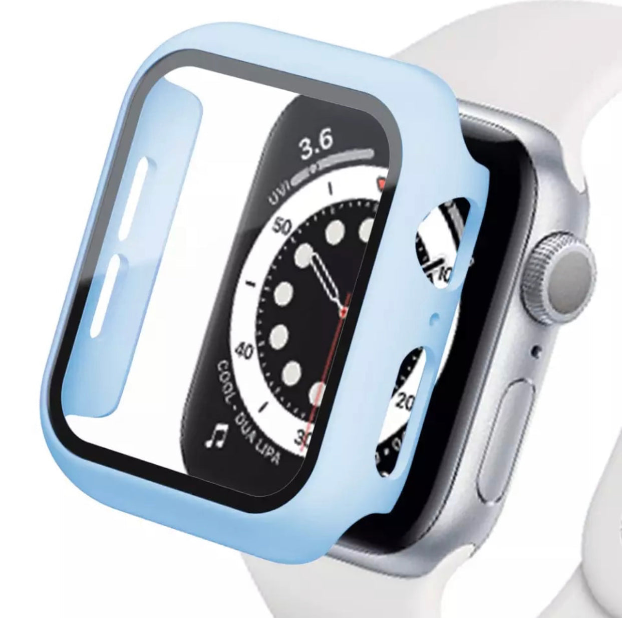Premium Multi-Colour 2 in 1 Tempered Glass Shockproof Apple Watch Case- for selected Apple Watch in 44mm - Super Savings Technologies Co.,LTD Premium Multi-Colour 2 in 1 Tempered Glass Shockproof Apple Watch Case- for selected Apple Watch in 44mm - Super Savings Technologies Co.,LTD